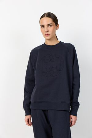 LR-NUKA 11 Sweatshirt M&oslash;rk bl&aring;