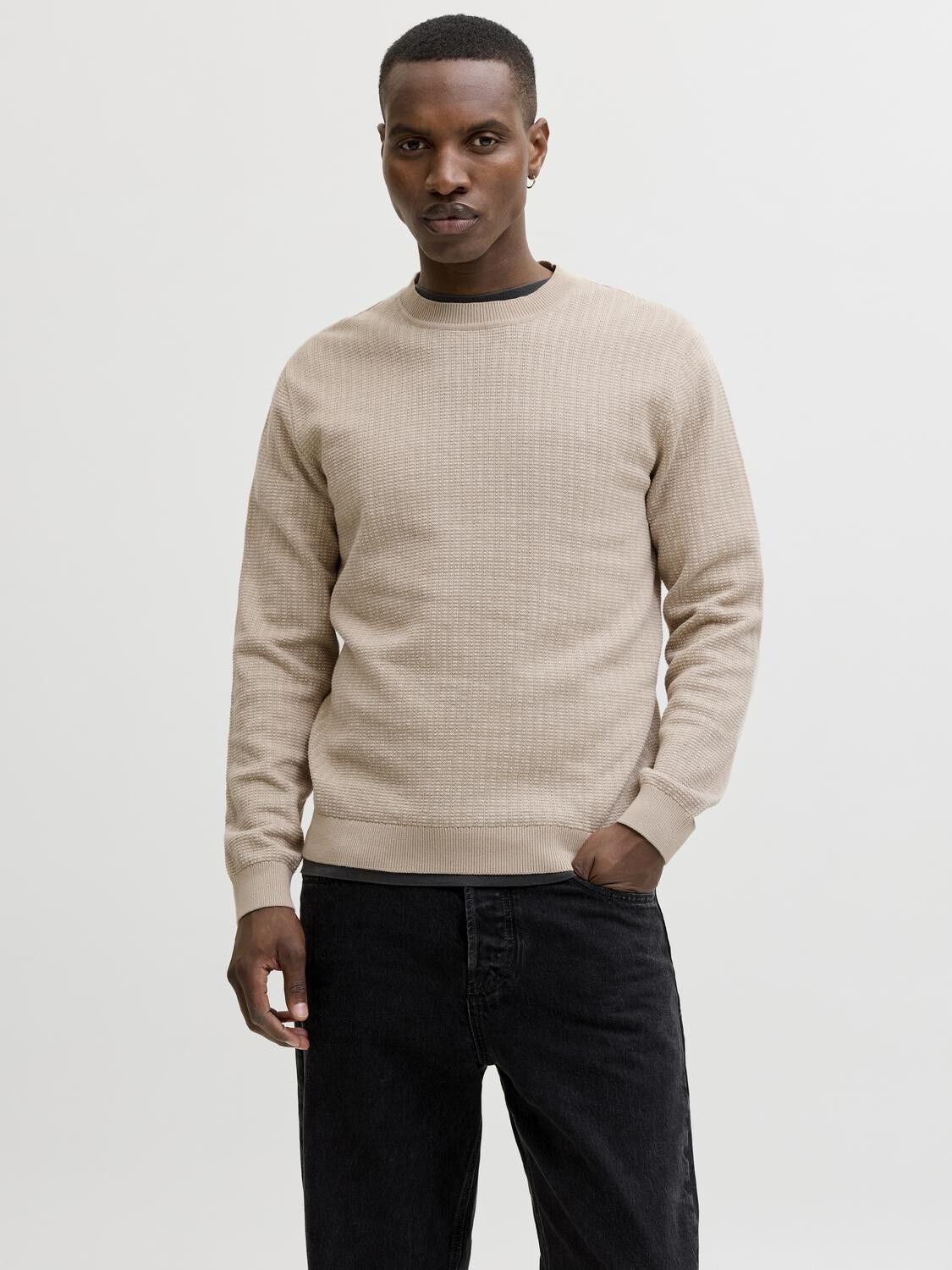 Jprbluwill Knit Crew Neck Styd Ss26