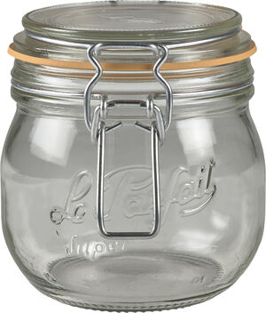 Henkogningsglas 0,5 liter D 8,5 cm Glas