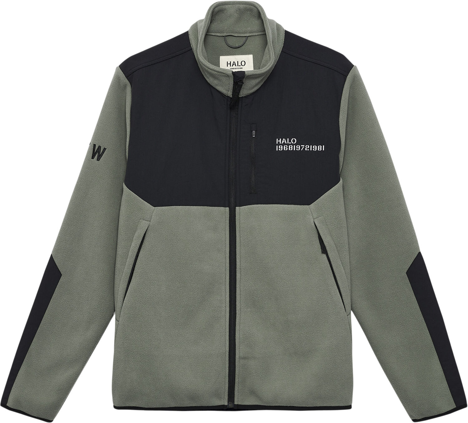 HALO BLOCKED ZIP FLEECE