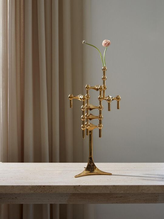 STOFF Nagel® lysestage messing