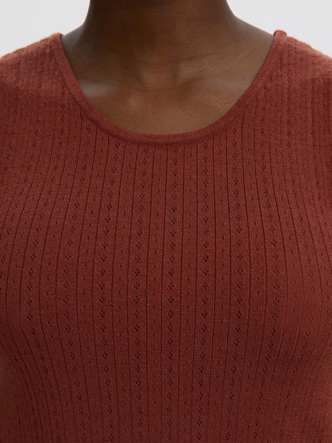SLFHELLE POINTEL SL KNIT TOP