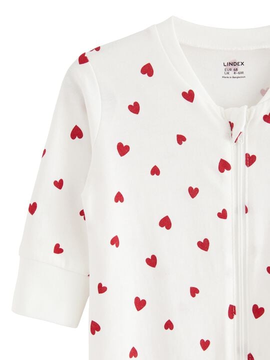 Koselig pyjamas i bomull med lange