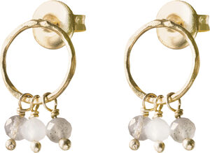 Genuine Labradorite Moonstone Earrings GP