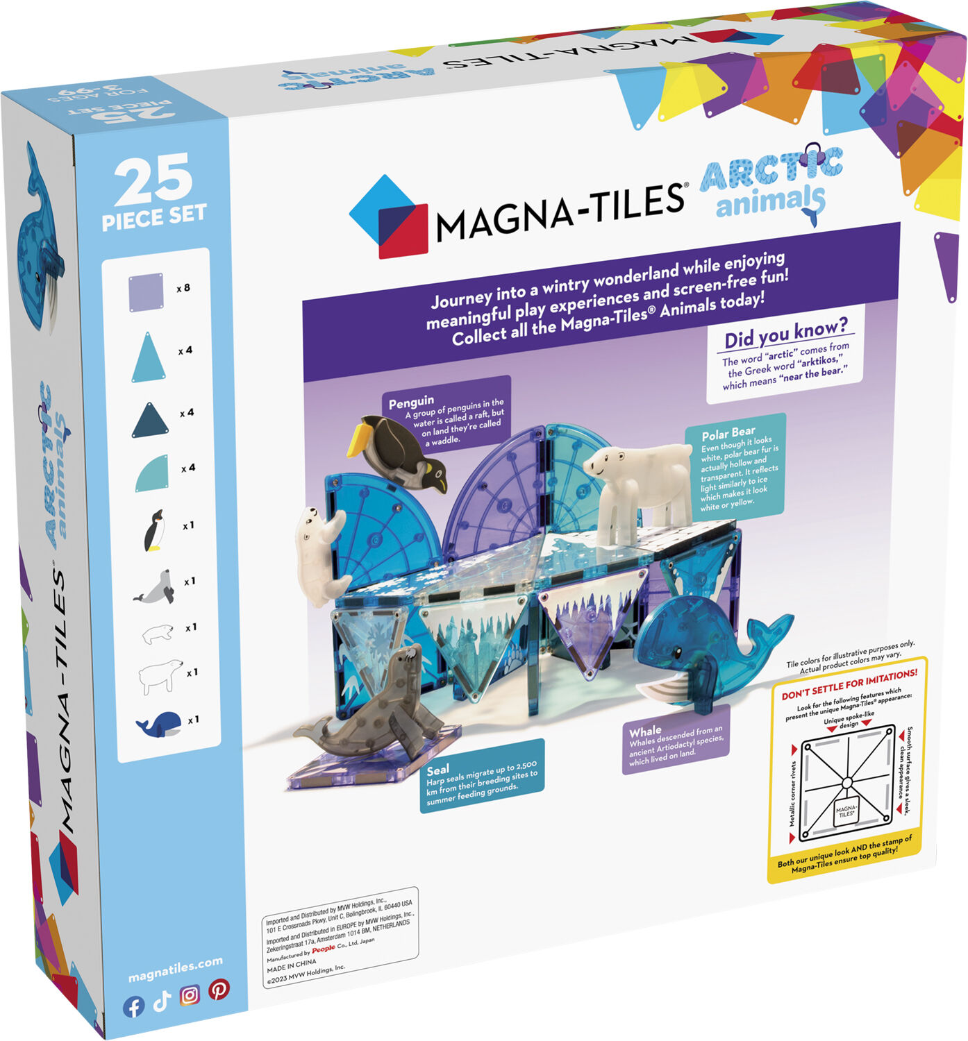 Magna-Tiles Artic, 25 pcs