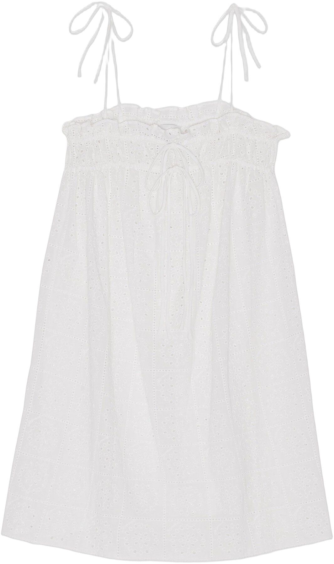 Light Broderie Anglaise Strap Dress