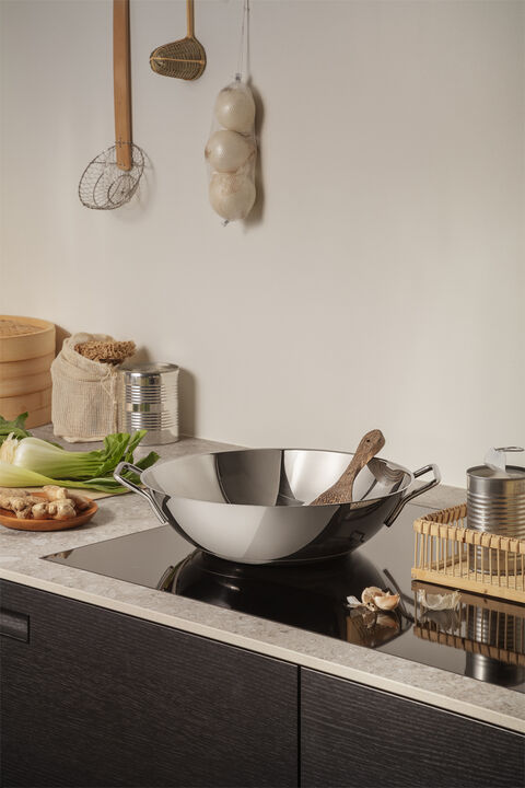 Stainless Steel Wok 5,0 l Ø32 cm