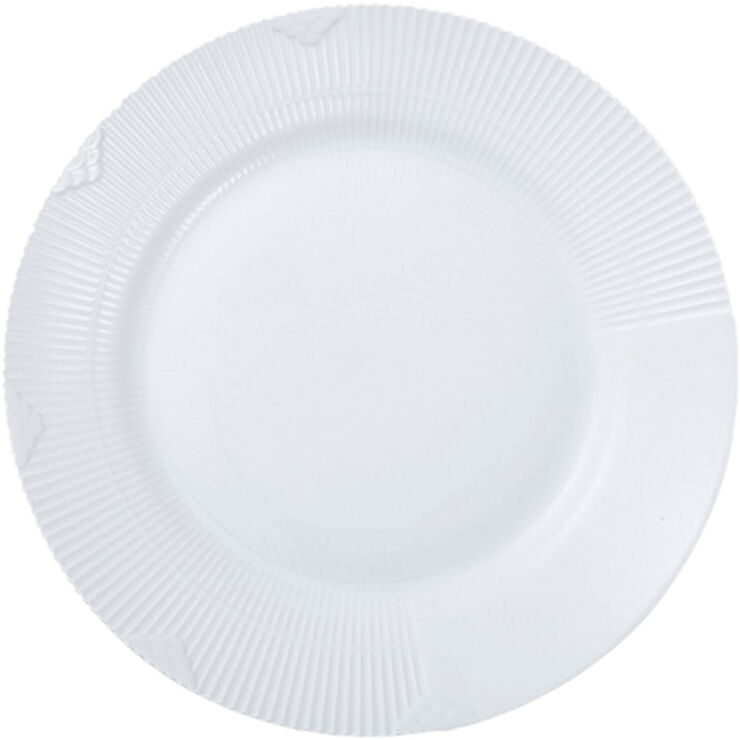 Hvid Elements 28 cm. talllerken