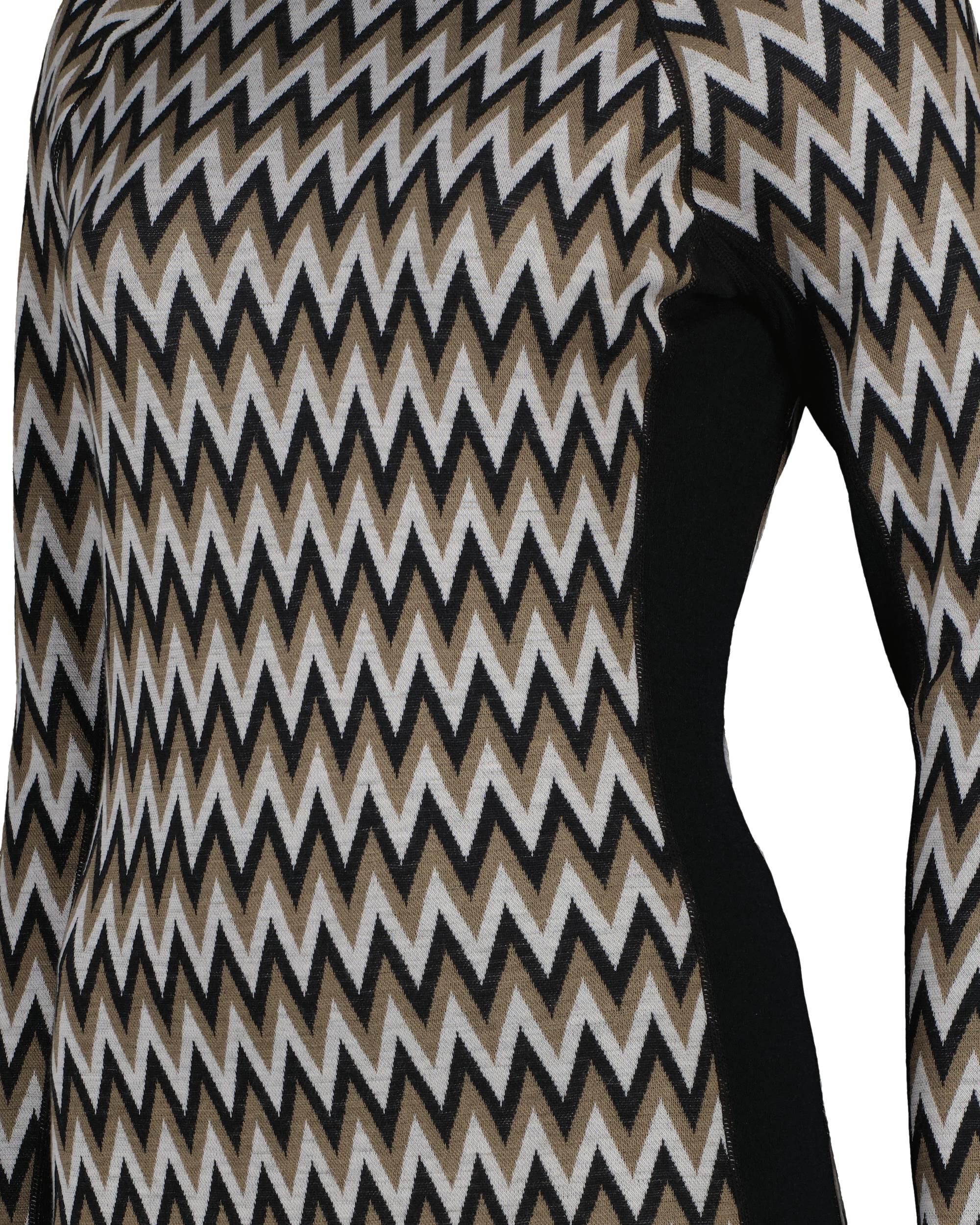 Merino Lang&aelig;rmet Jacquard Skiundertr&oslash;je