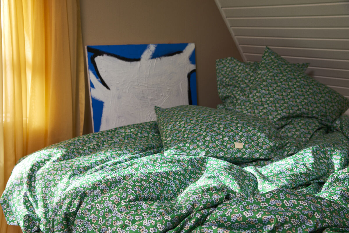 Pleasantly Senget&oslash;j 140x200 cm gr&oslash;n DK