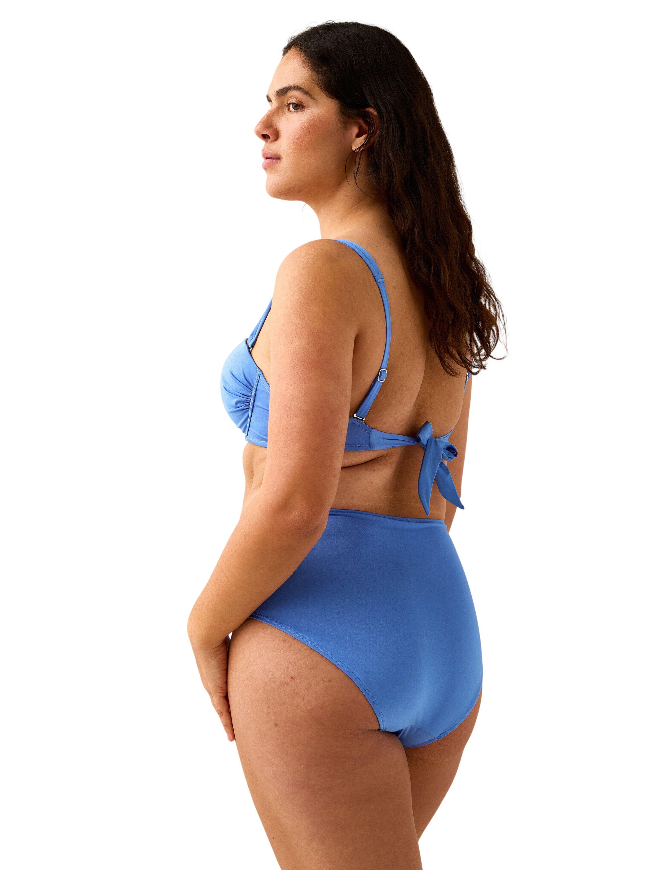 Bikini bottom with gathered details