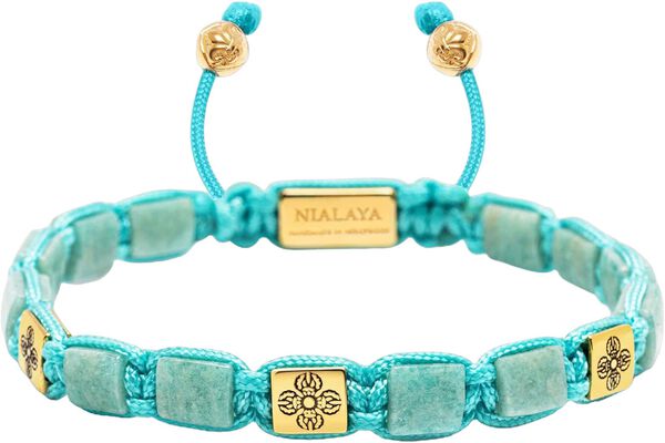 Mini Amazonite Dorje Flatbead Bracelet