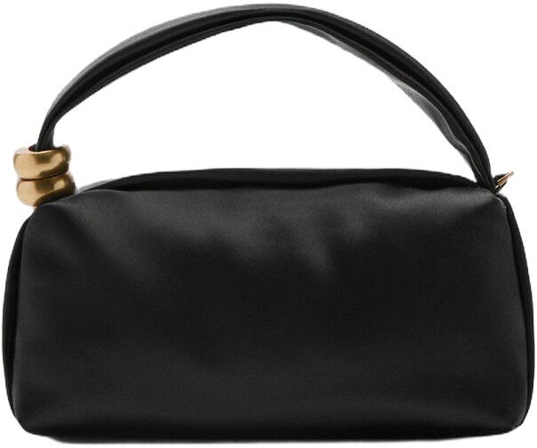 Metallic detail handbag