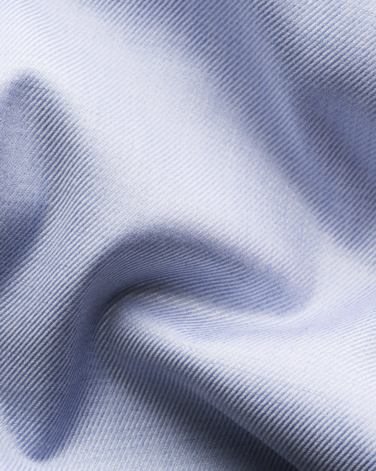 Slim Fit Dark Blue M&eacute;lange Solid Cotton Tencel Lyocell Shirt