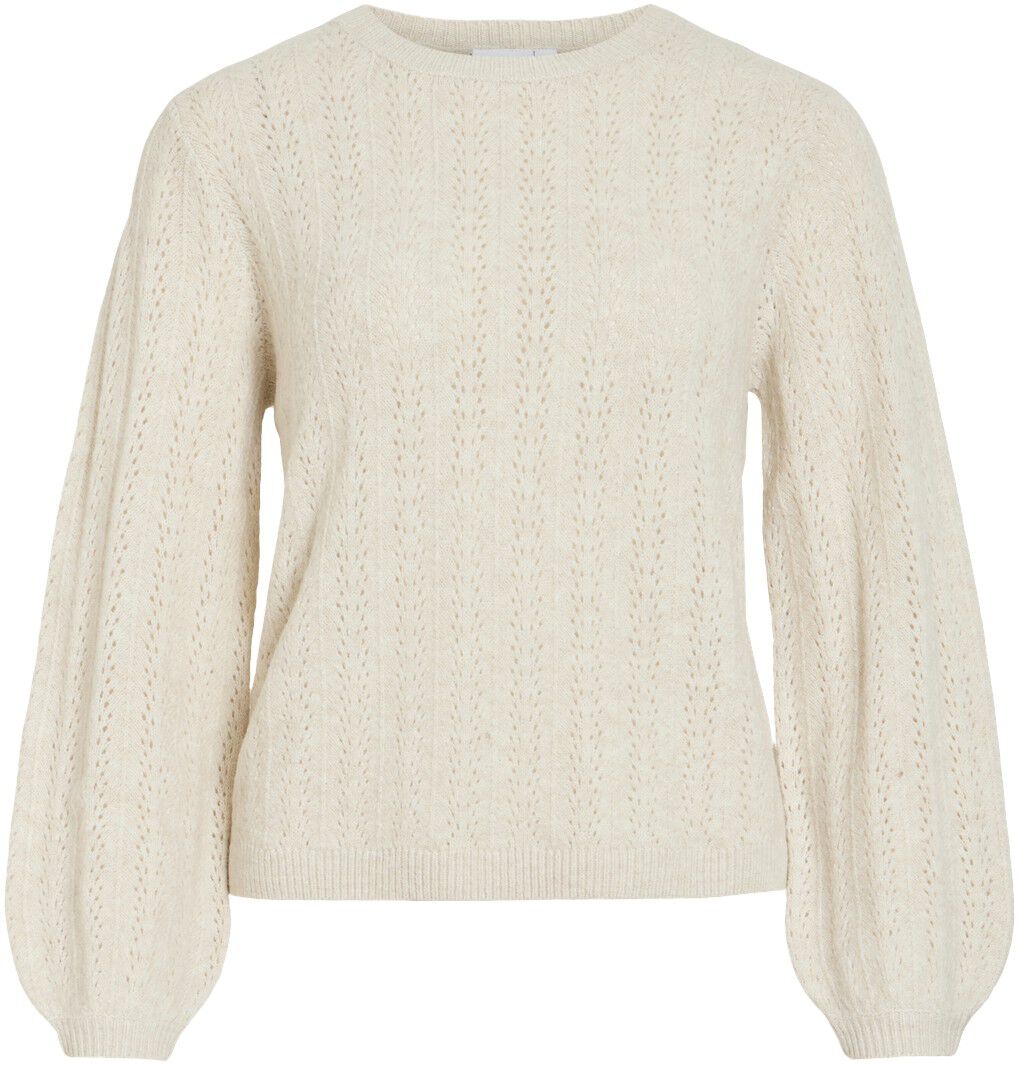 VILIGA POINTELLE L/S O-NECK TOP -NO
