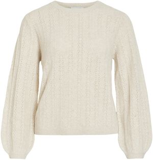 VILIGA POINTELLE L/S O-NECK TOP -NO
