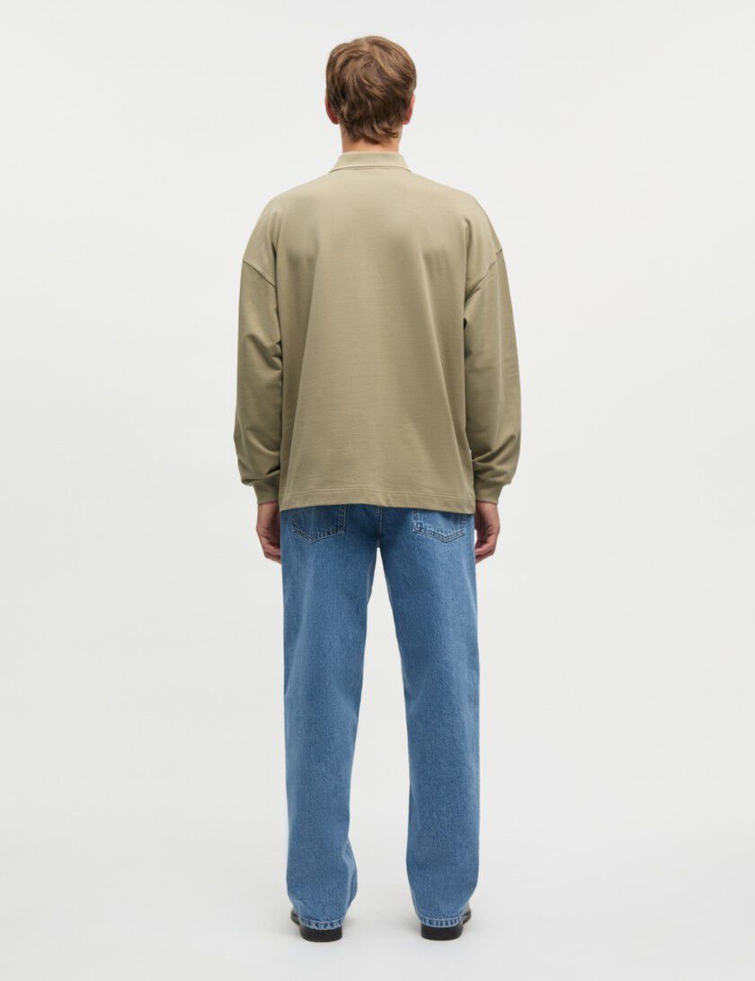 Light Terry Polo Sweat