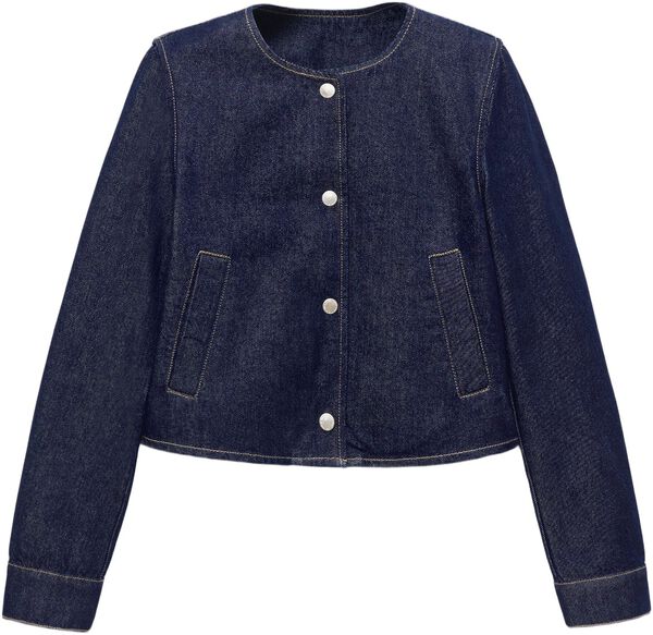 Denim jacket with pockets