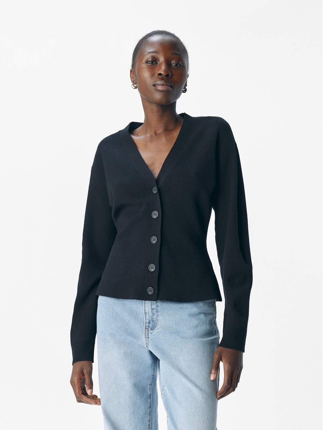 OBJREYNARD LS SLI CARDIGAN NOOS