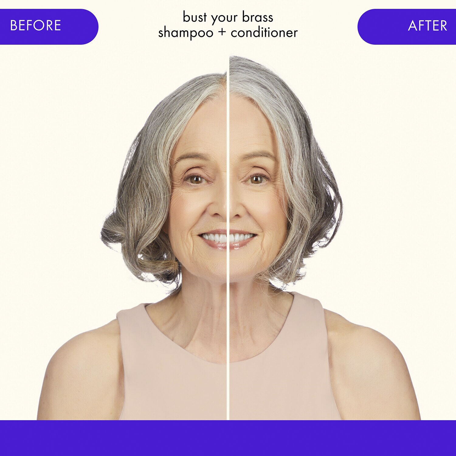 Bust Your Brass Cool Blond - Shampoo mod gule toner