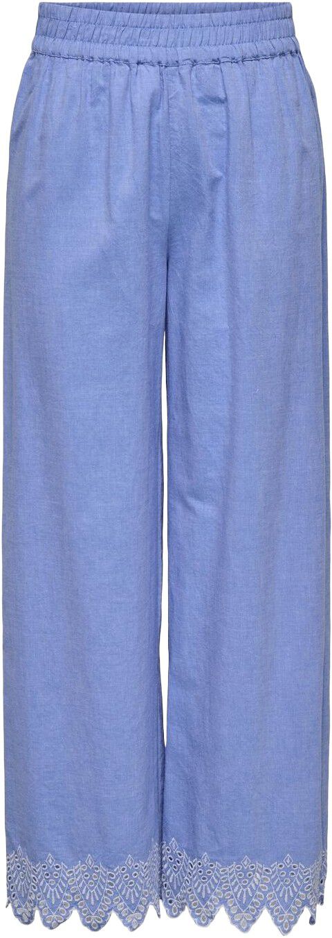 ONLPAULA TULUM EMB PULL-UP PANT NOO
