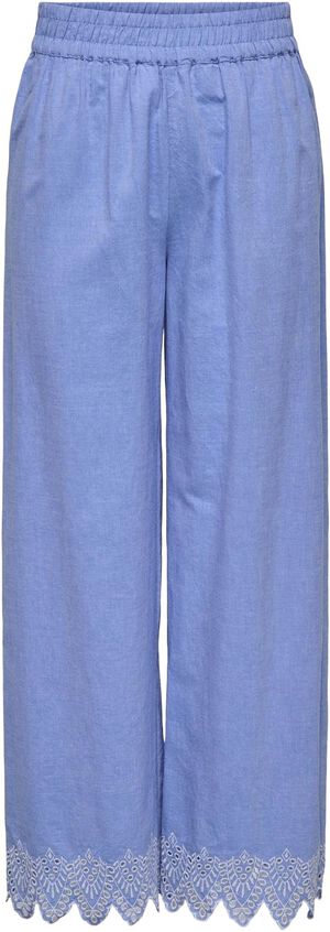 ONLPAULA TULUM EMB PULL-UP PANT NOO