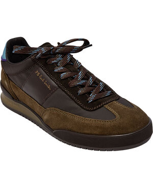 MENS SHOE DOVER BROWN KHAKI TOE