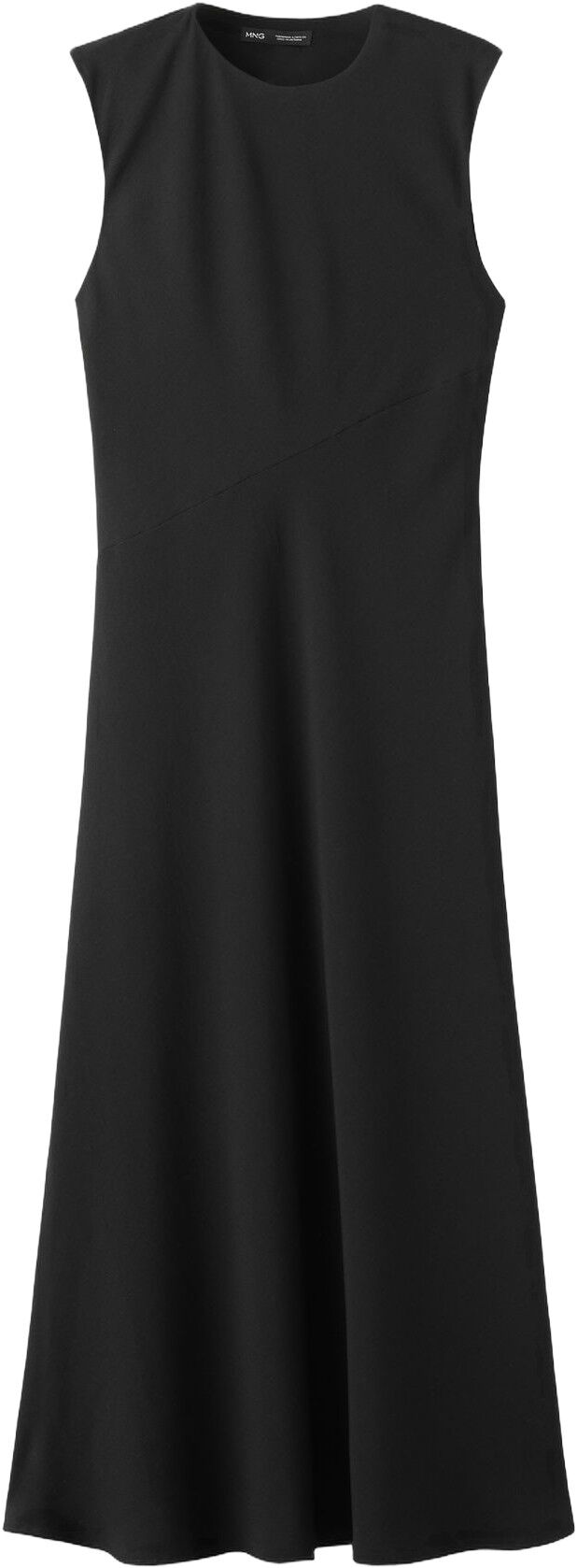 Midi-dress with back neckline