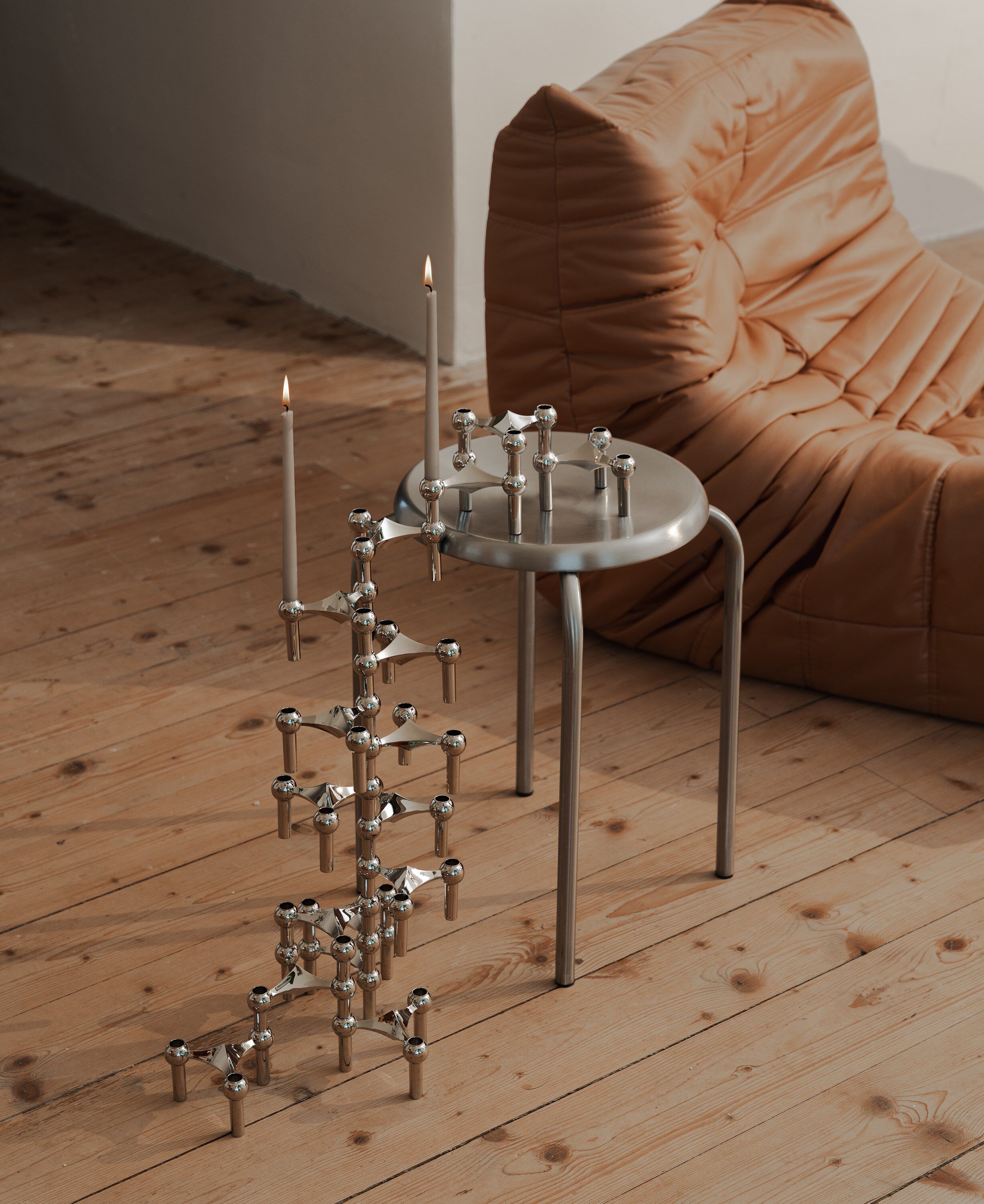 STOFF Nagel&reg; lysestage krom