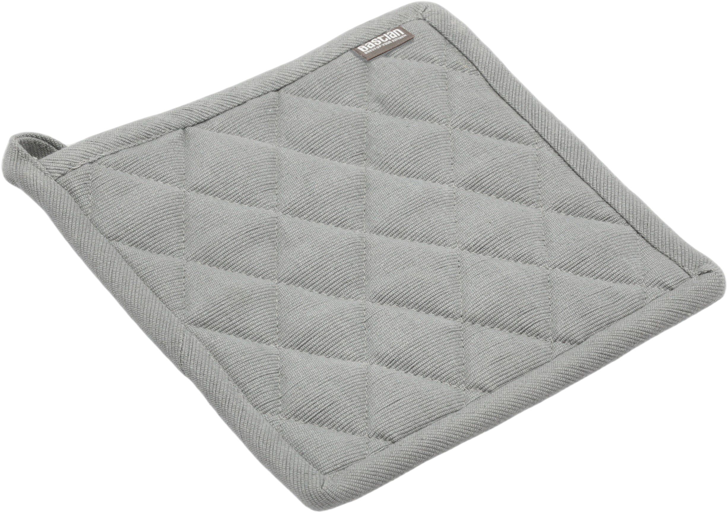 Grydelap 22,5x22,5 cm Lys gr&aring;