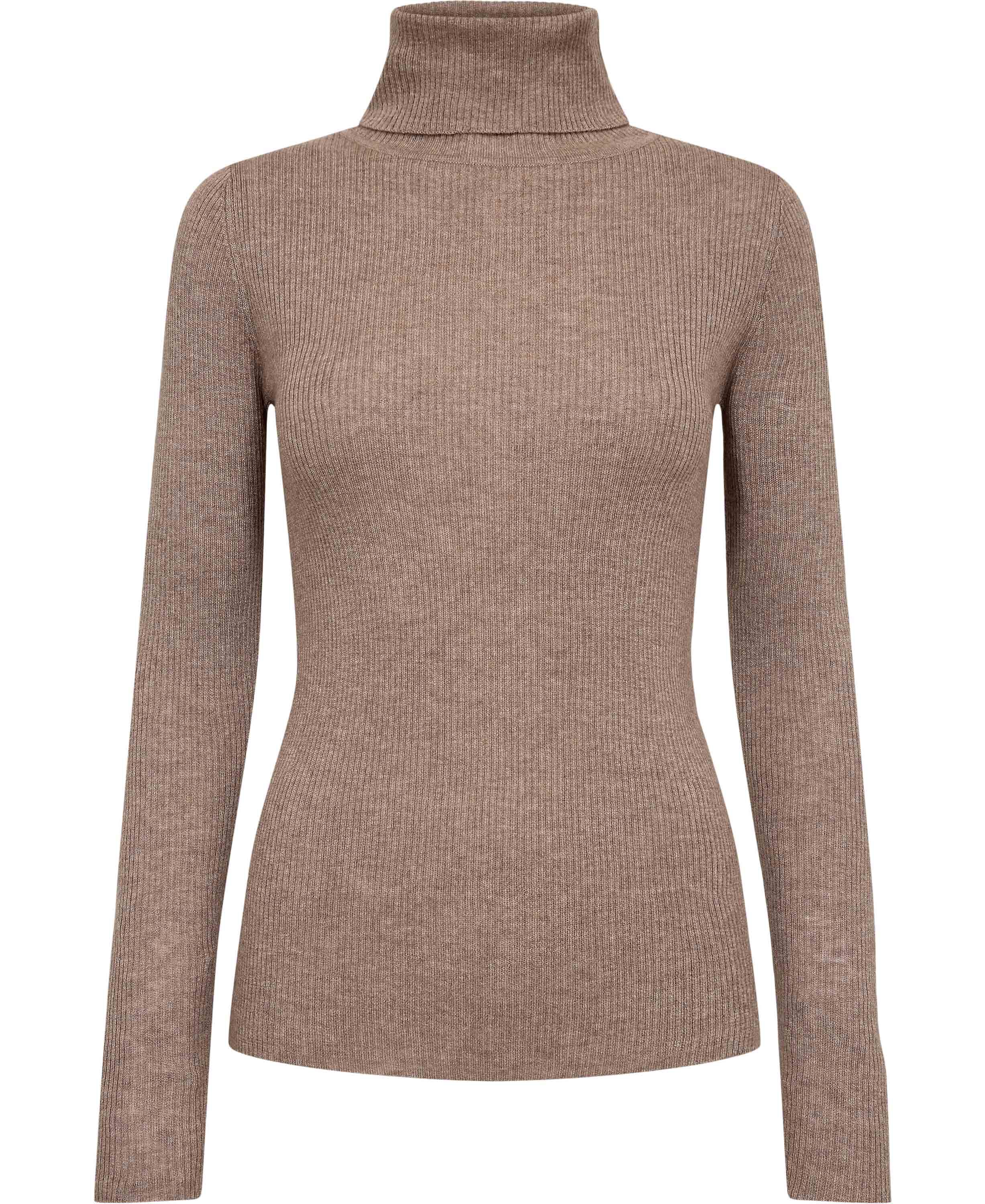 Torino 2 H&oslash;jhalset strik - Merino uld mix