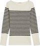 T-shirt, long sleeve, boat neck, st