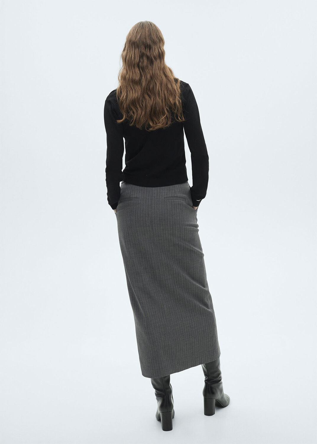 Jersey with contrasting lapels and