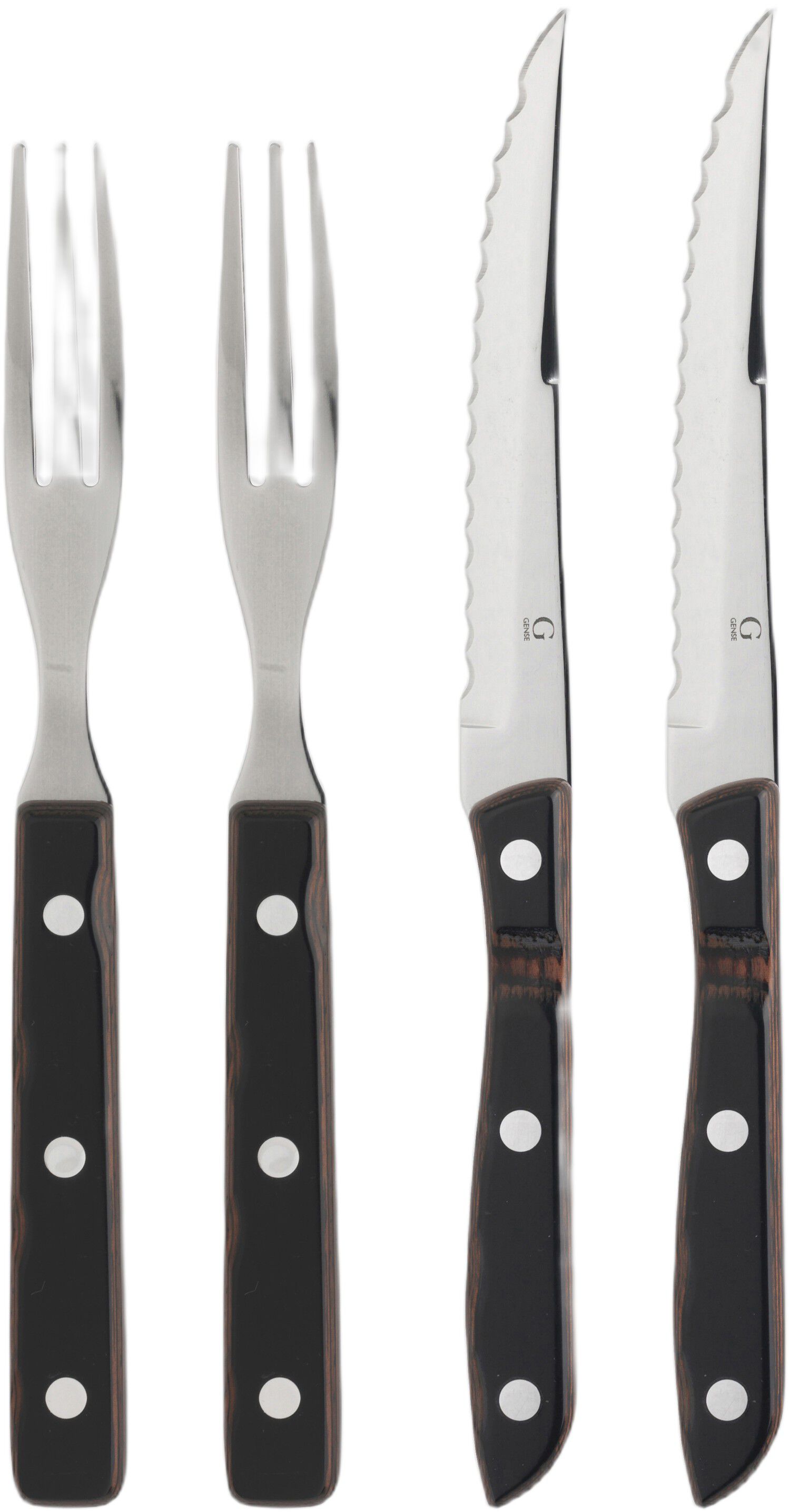 Steakbestik/grillbestik Old farmer classic 4 dele Tr&aelig;/St&aring;l