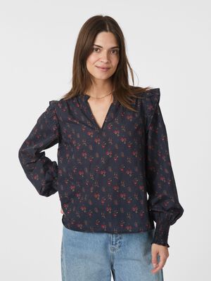 Filja Fine Print Blouse