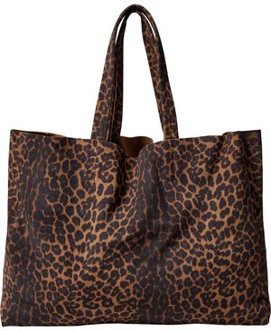 Ruba shopper Calf suede print