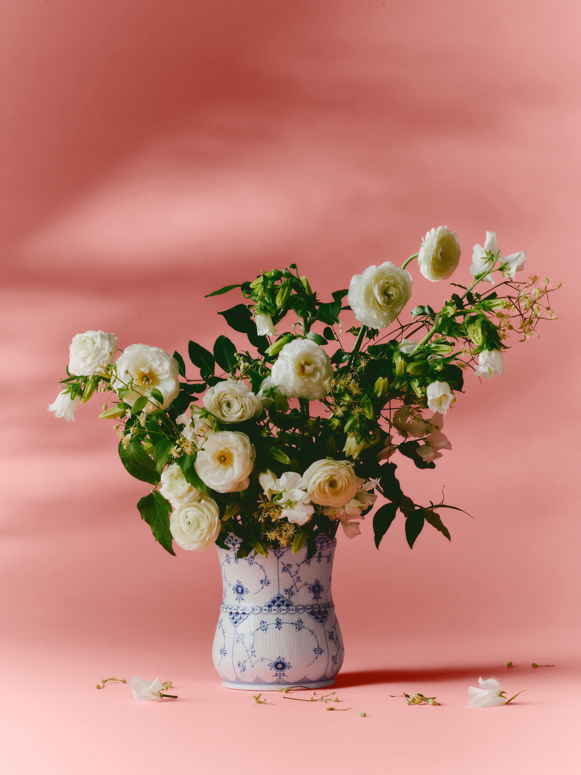 Mussel HB vintage vase 17cm