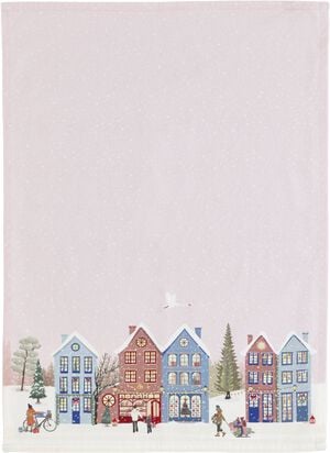 Viskestykke Vinter 70 x 50 cm Crystal Rose