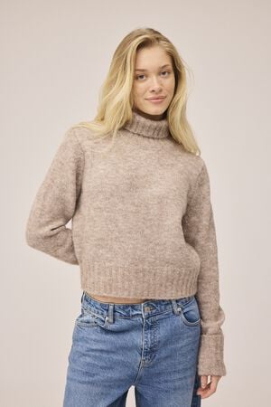 Iselin 1 Highneck sweater - GRS