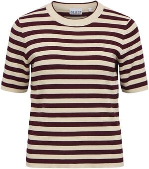 OBJESTER S/S NEW KNIT PULLOVER NOOS