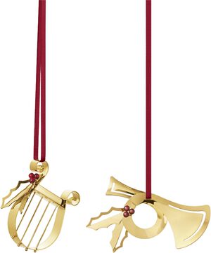 CC 2026 HOLIDAY ORNAMENT HORN & HARP SET