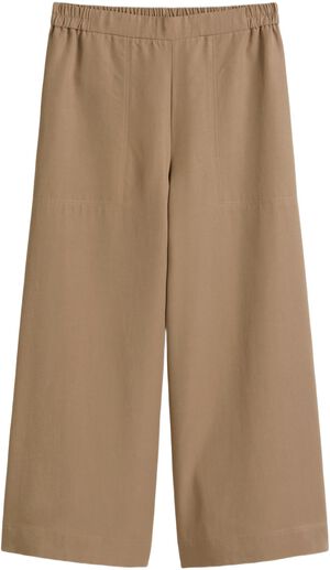 Pants, culotte style, elastic waist