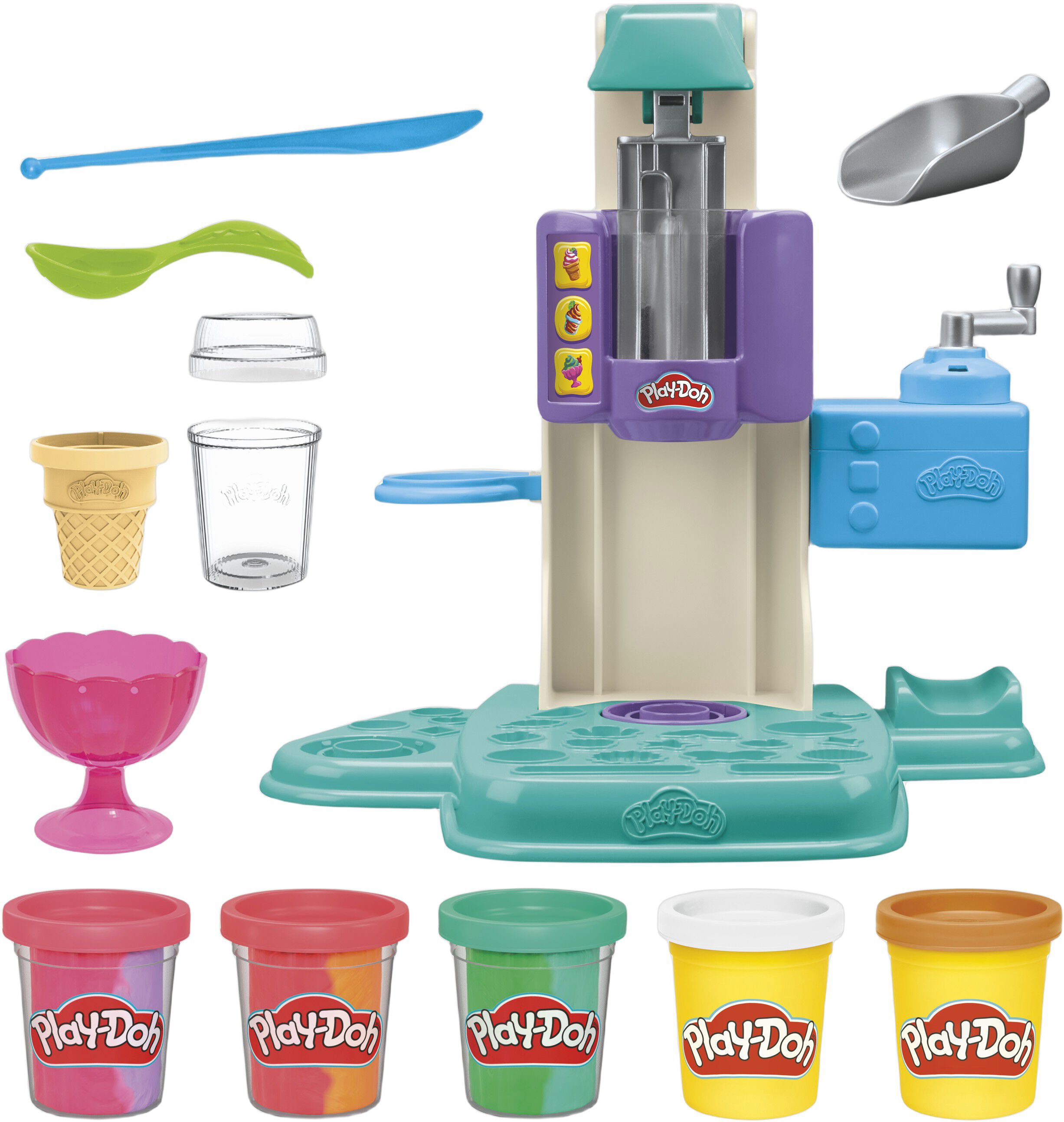 PlayDoh Rainbow Swirl Ice