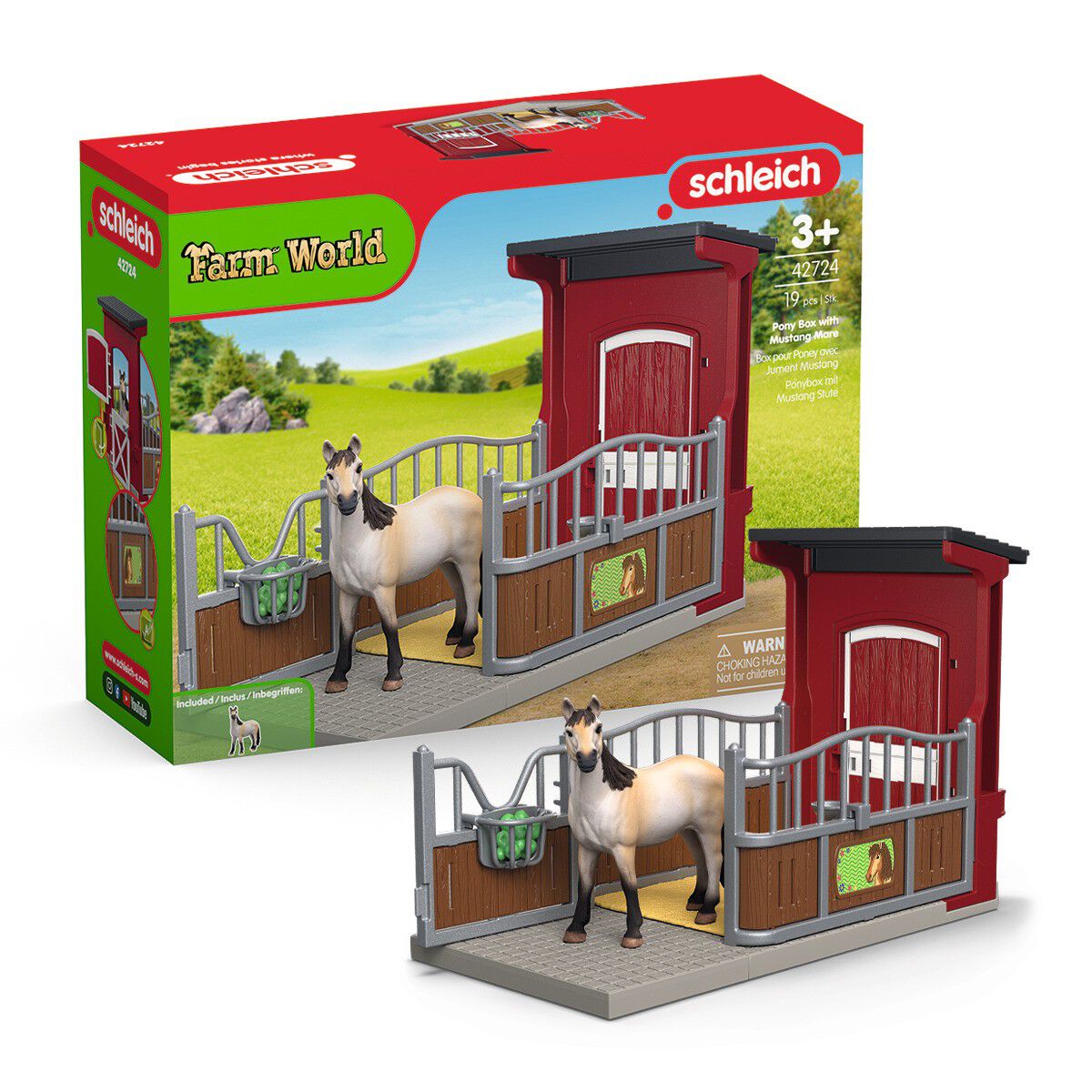 Schleich Ponybox with mus