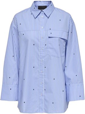 ONLNAIMA LS LOOSE LETTER SHIRT XT W