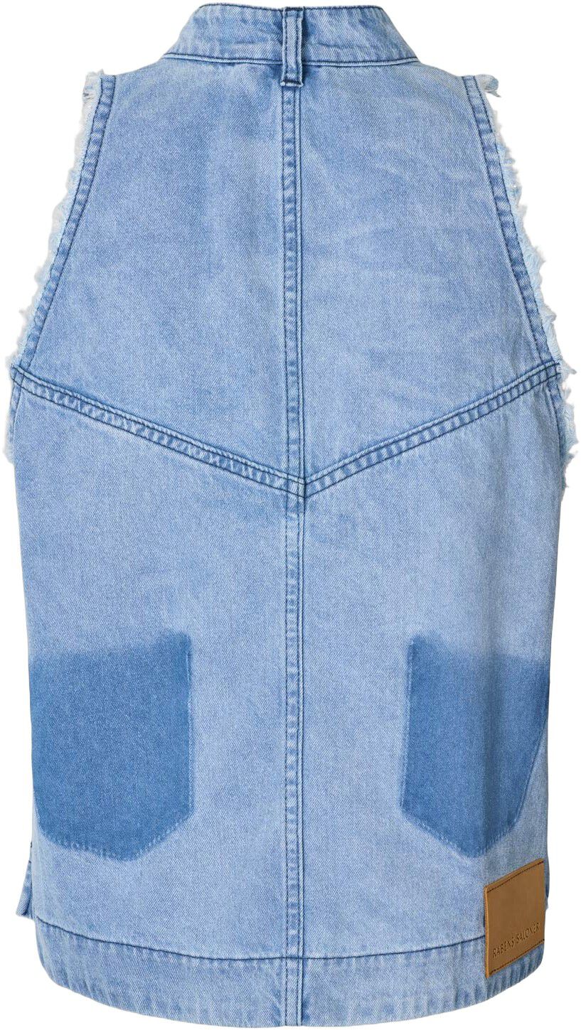 Light denim halter top - Faya