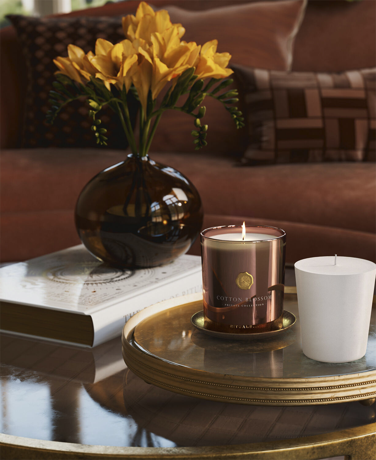 Cotton Blossom Refill Scented Candle 360g