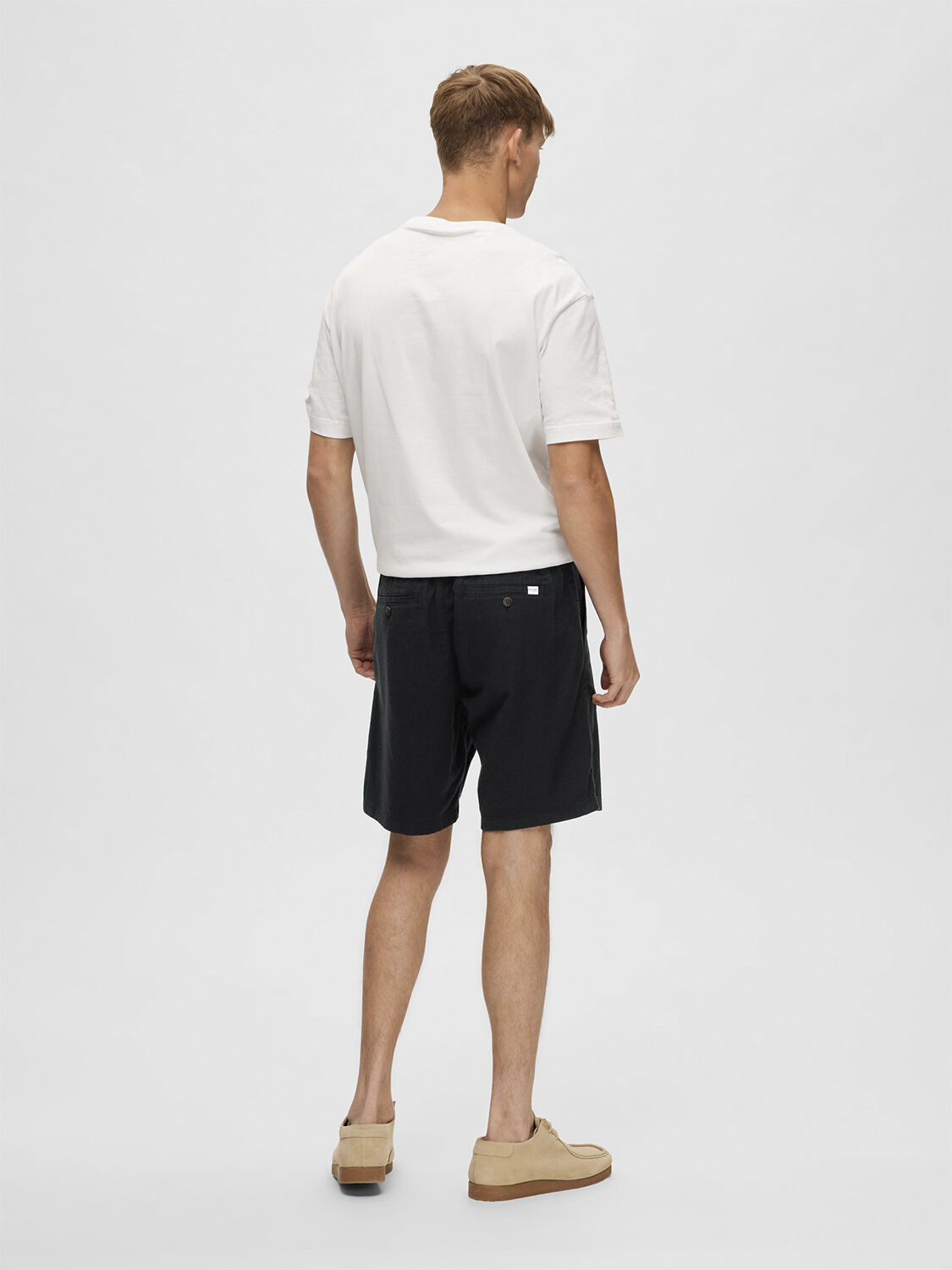 SLHCOMFORT-BRODY LINEN SHORTS W NOO