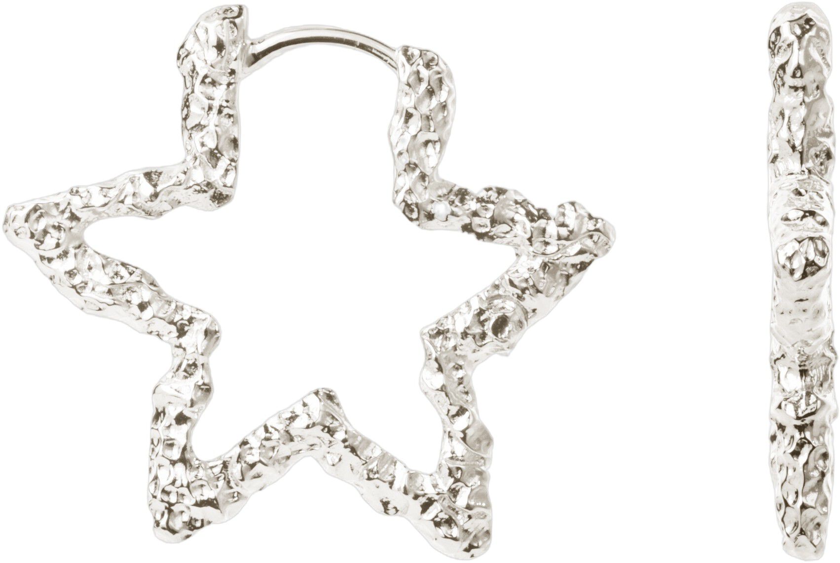 Star Sparkly Hoops