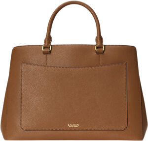 Crosshatch Leather Large Hanna Satchel